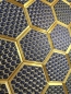 Preview: 3D Wandpaneele Mosaik | Farben: Seiden Gold & Lila + Gold + Schwarz