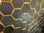 Preview: 3D Wandpaneele Mosaik | Farben: Seiden Gold & Lila + Gold + Schwarz