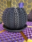 Preview: 3D Pflanzenkübel Moderner Designer-Pflanzentopf, Farbe: Gold-Lila-Schwarz