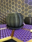 Preview: 3D Pflanzenkübel Moderner Designer-Pflanzentopf, Farbe: Gold-Schwar