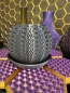 Preview: 3D Pflanzenkübel Moderner Designer-Pflanzentopf, Farbe: Titan Grau