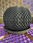 Preview: 3D Pflanzenkübel Moderner Designer-Pflanzentopf, Farbe: Gold-Lila-Schwarz