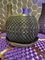 Preview: 3D Pflanzenkübel Moderner Designer-Pflanzentopf, Farbe: Gold-Schwarz