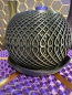 Preview: 3D Pflanzenkübel Moderner Designer-Pflanzentopf, Farbe: Gold-Schwarz
