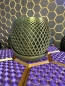 Preview: 3D Blumentopf Moderner Designer-Pflanzentopf, Farbe: Gold-Schwarz