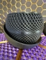 Preview: 3D Blumentopf Moderner Designer-Pflanzentopf, Farbe: Gold-Schwarz