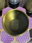 Preview: 3D Blumentopf Moderner Designer-Pflanzentopf, Farbe: Gold-Schwarz