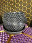 Preview: 3D Blumentopf Moderner Designer-Pflanzentopf, Farbe: Titan Grau