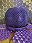 Preview: 3D Blumentopf Moderner Designer-Pflanzentopf, Farbe: Seide Gold-Lila-Schwarz