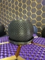Preview: 3D Blumentopf Moderner Designer-Pflanzentopf, Farbe: Seide Gold-Schwarz