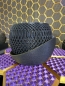 Preview: 3D Blumentopf Moderner Designer-Pflanztopf, Blumenkübel, Farbe: Gold-Schwarz