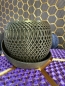 Preview: 3D Blumentopf Moderner Designer-Pflanztopf, Blumenkübel, Farbe: Gold-Schwarz