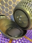 Preview: 3D Blumentopf Moderner Designer-Pflanztopf, Blumenkübel, Farbe: Gold-Schwarz
