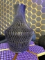 Preview: Big Vase, 3D Deko & Design, Seide Gold-Lila-Schwarz