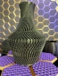 Preview: Big Vase, 3D Deko & Design, Seide Gold-Lila-Schwarz