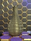 Preview: Vase 3D Deko & Design, Farbe: Gold-Lila