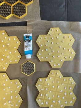 3D Wandpanel aufkleben