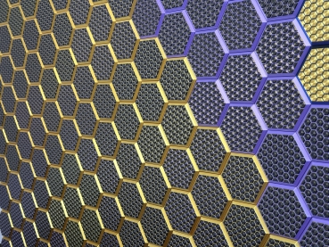 3D Wandpaneele Mosaik | Farben: Seiden Gold & Lila + Gold + Schwarz