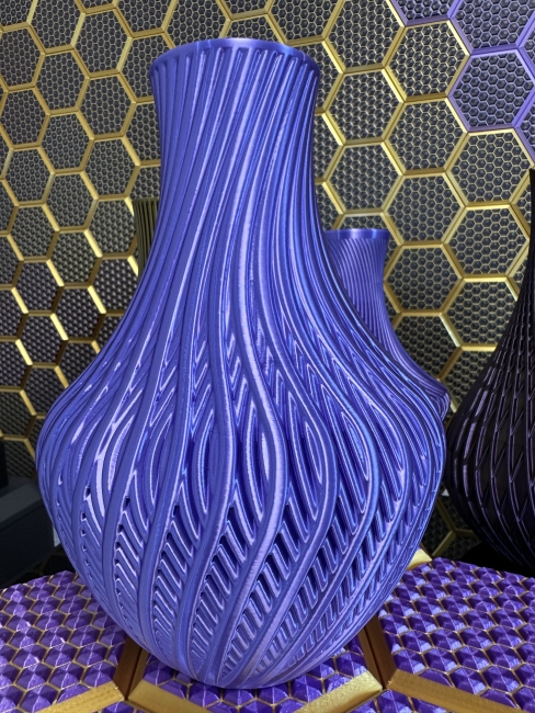 Big Vase, 3D Deko & Design, Farbe: Seide Lila