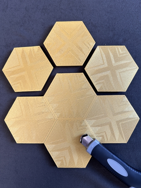 3D Wandpanel aufkleben