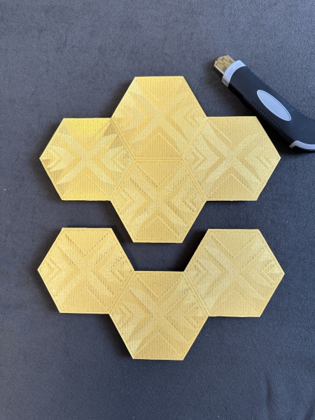 3D Wandpanel aufkleben