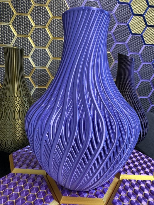 Big Vase, 3D Deko & Design, Farbe: Seide Lila