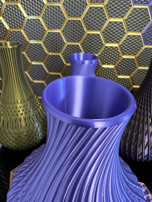Big Vase, 3D Deko & Design, Farbe: Seide Lila