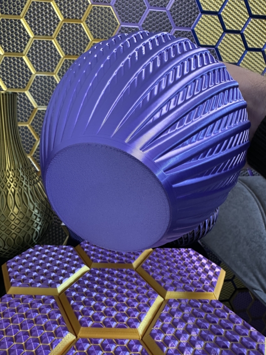 Big Vase, 3D Deko & Design, Farbe: Seide Lila