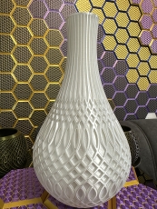 Vase, 3D Deko & Design, Farbe: Weiß
